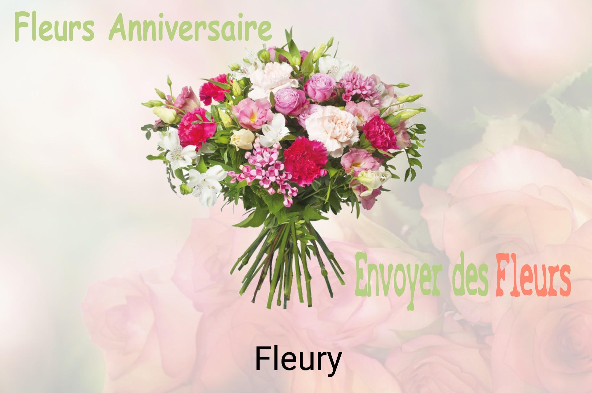Bouquet de fleurs d’anniversaire livré à Fleury
